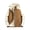 Coffee, variant on Fashion Winter Jacket Men'S Stitching Drawstring Hooded Slim Jacket Coat Outwear White