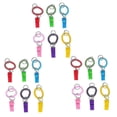 thumbnail image 2 of 18pcs Key Pendant Creative Plastic Whistles Spiral Bracelet Colorful Key Chain Key Pendant For Kids Children Friends, 2 of 4