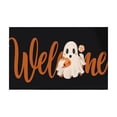 thumbnail image 2 of Halloween Mat Imitation Fleece Floor Mat Bathroom Entryway Carpet Pumpkin Ghost Pattern Non Slip Base Indoor Festival Ambiance Decor, 2 of 6