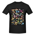 thumbnail image 4 of Bingfone Bright Mushrooms Men'S Loose Fit Short-Sleeve Pocket T-Shirt, 4 of 7
