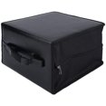 thumbnail image 1 of DVD Binder Case 400 Discs CD Storage Box Containers Video PU Leather Wallet Bag Zipped Large Capacity Wearproof Suitcase Holder Handbag Black, 1 of 5