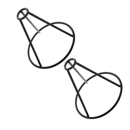 DRAFIDEEP 2Pcs Plant Propagation Metal Support for Plants Avocado Holder in Black