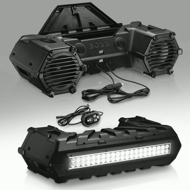 Boss Audio Systems ATVB95LED ATV UTV Weatherproof Sound System 8 Inch