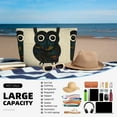 thumbnail image 5 of Balery Owl with Mandala Beach Travel Bag - Water-Resistant, Large Capacity Lightweight Tote with 7 Pockets for Women and Men - Perfect for Beach, Pool, Gym, and Travel, 5 of 7