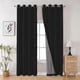 thumbnail image 1 of Cortinas Opacas Joydeco 274 cm de Largo Negras para Sala, 1 of 6