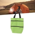 thumbnail image 3 of Sac Chariot Pliable, Sac de Magasinage Pliant avec Roues, Panier d'Épicerie Portable sur Roues Grande Capacité Conception à Fermeture Éclair Chariot de Magasinage Pliable pour Marché Camping Sac de Voyage, 3 of 7
