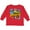 Red, variant on Little Sister Comic Book Girls Long Sleeve Toddler T-Shirt