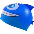 thumbnail image 3 of Fishy Fin Silicone Swimming and Diving Cap for Kids and Toddlers | Pool and Aquatic Sports Accessories for Boys and Girls | Cute Fish Design Recreational & Beginner Swimwear for Children, 3 of 7