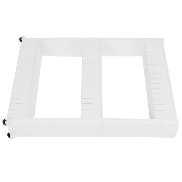 Carro de Almacenamiento Delgado Organizador de Espacio Estrecho Estante Deslizante para Estantería para Baño Cocina Blanco ANGGREK Otros