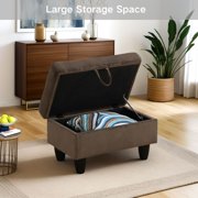 Upholstered Storage Ottoman