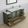thumbnail image 4 of Vanity Art 60" Single Sink Freestanding Bathroom Vanity Set with Ceramic Top and Mirror, 4 of 8