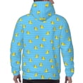 thumbnail image 7 of Naloa Duck Swimming Men's Casual Hooded Collar Drawstring Hoodies Pullover Sweatshirts Casual Long Sleeve Shirts-X-Large, 7 of 7