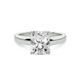 thumbnail image 4 of IGI Certified 2 Carat Radiant Shape Lab Grown Diamond Engagement Ring | 14K White Gold | Allen Flat Band Solitaire Lab Diamond Ring | FG-VS1-VS2 Quality Friendly Diamonds, 4 of 6