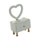 thumbnail image 5 of Espejo de maquillaje de escritorio con cajón, decoración del hogar, caja de almacenamiento de madera para sala de estar Espejo en forma de corazón, 5 of 9