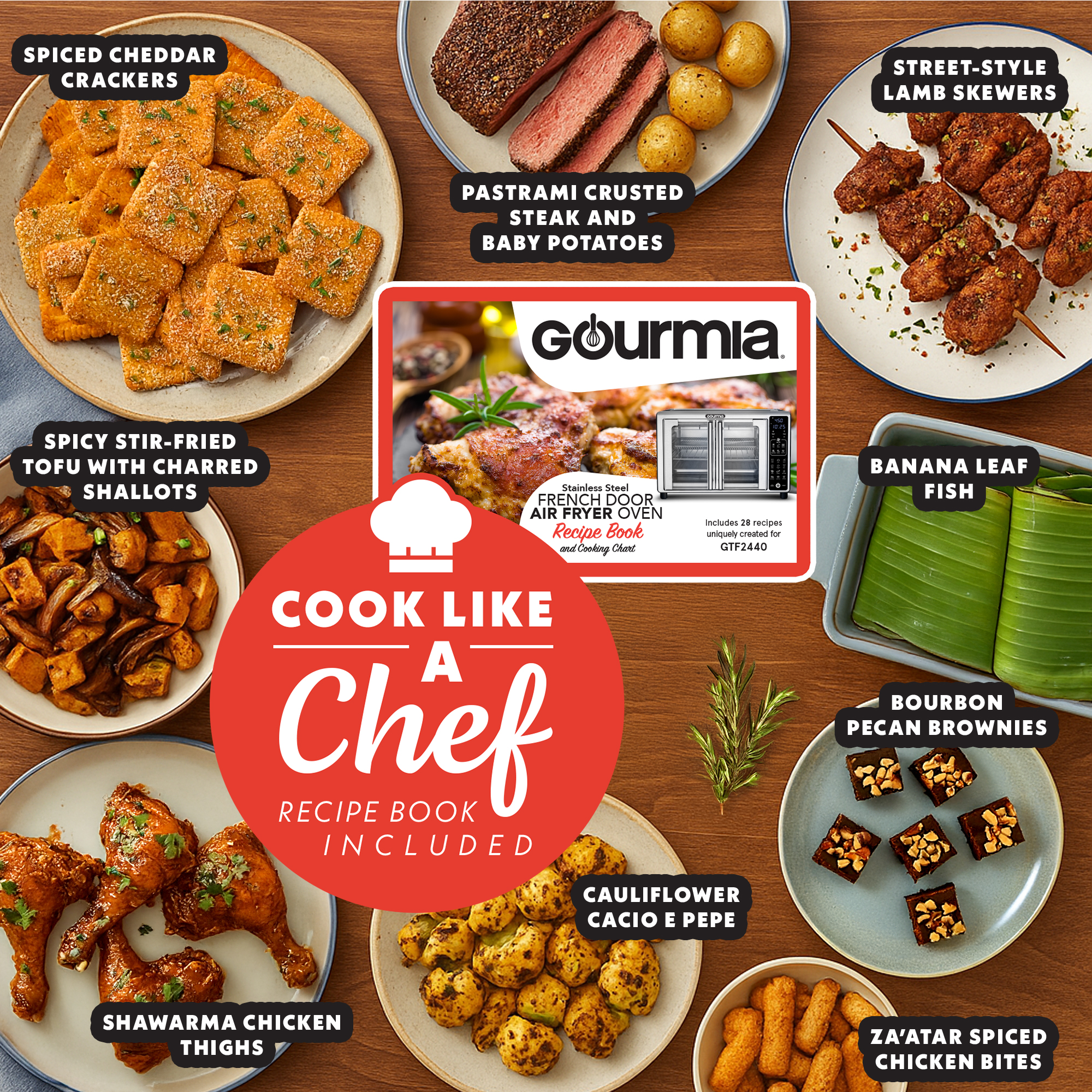 Gourmia 6-Slice Digital Toaster Oven Air Fryer, 24L photo 7