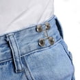 thumbnail image 6 of WRISTBIQUE Jeans Button Tighteners Waist Adjustment 4 Sets Metal Black, 6 of 8