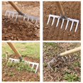 thumbnail image 3 of Removal Tool Tilling Garden Swoe Hoe Lawn Leveling Rake for Gardening G, 3 of 8