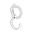 thumbnail image 4 of Uxcell 4.13 Inch ABS Multifunctional Hanger S Hooks with Adjustable Design, White 4 Pack, 4 of 6