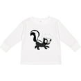thumbnail image 3 of Inktastic Cute Woodland Animal Skunk Boys or Girls Long Sleeve Toddler T-Shirt, 3 of 5