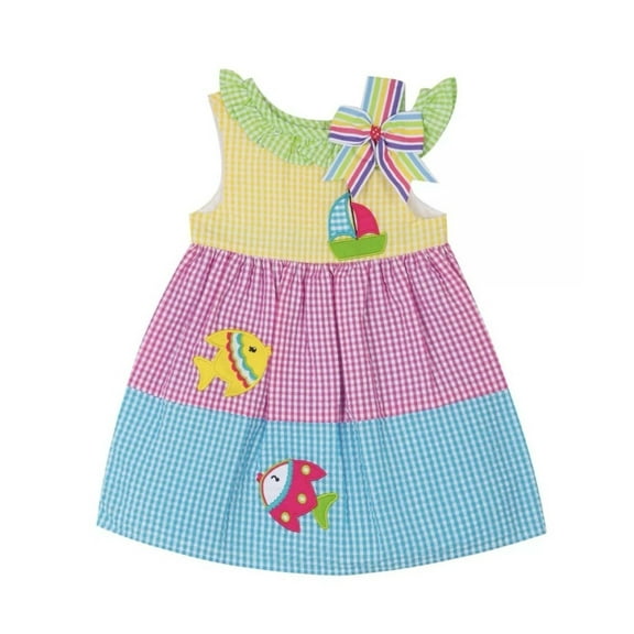 RARE EDITIONS TODDLER GIRLS SLEEVELES EMPIRE WAIST DRESS 2 PIECES SET 24M