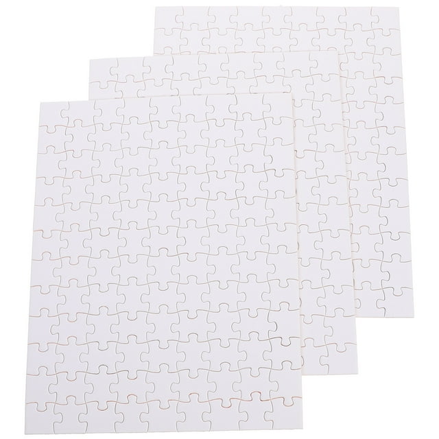 Shisuyan Casse-Tête Vierge 3 Feuilles Sublimation Casse-Tête Transfert Thermique Accessoire