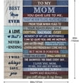 thumbnail image 3 of Mom Gifts Blanket 60"x50", Gifts for Mom, Mom Birthday Gifts, Birthday Gifts for Mom, Mom Gifts for Birthday, Gifts for Mom from Daughter/Son, Moms Birthday Gift Ideas, Mother Birthday Gifts, 3 of 6