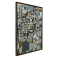 thumbnail image 2 of Kate and Laurel Sylvie Deco Nadeau Framed Canvas Wall Art by Leah Nadeau, 28x38 Brown, Decorative Transitional Art Print for Wall, 2 of 6
