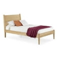 thumbnail image 3 of Camaflexi Mid Century Platform Bed Wood Panel Bed Frame with Headboard, Full, Scandinavian Oak, 3 of 12