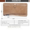 thumbnail image 5 of Wallet for Men’s,RFID Blocking Bifold Wallet Stylish Anti Theft Security with ID Window,Slim Billfold with 16 Card Slots,Father's Day Gift, 5 of 5
