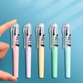 thumbnail image 4 of YardChic 5Pcs Premium Gel Ink Ball Point Pens, 0.5mm Fine Point Color Pens, Macaron Color Rod Gel Pen, Smooth Writing Gel Pen for Journaling, Teachers Office Classroom Stationery Supplies, 4 of 8