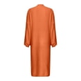 thumbnail image 5 of RUTAYY Women's Long Knitted Cardigan Long Sleeve Solid Color Fall Winter with Pockets Casual Wear Sweater Coat Stylish Versatile Tops, 5 of 6