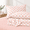 Pink White-Queen, variant on - Gingham Sheet Set 4-piece Checkered Grid Plaid Checkerboard Geometric Preppy Hand Drawn Pattern Printed Bedding Deep Pocket Bla