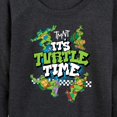 thumbnail image 3 of Teenage Mutant Ninja Turtles - It's Turtle Time - Women's Lightweight French Terry Long Sleeve Shirt, 3 of 5