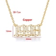thumbnail image 4 of Collar con colgante de letra de cristal para mujer, Gargantilla de circón, cadena de año de nacimiento, inicial, regalo de joyería, 1996, 1997, 4 of 4