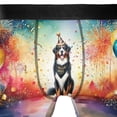 thumbnail image 4 of Hello 2025 Bernese Mountain Dog Celebrates Happy New Year Firework Balloon All Over Print Boxer Briefs Underwear for Men Dad Berner Lover Gifts - 02024, 4 of 6