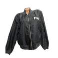 thumbnail image 2 of Victoria's Secret Pink Women's Satin Lightweight Bomber Jacket Black Size Small NWT, 2 of 2