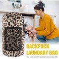 Laundry Bag Backpack, 2PCS Extra Large Travel Laundry Bag with Mesh
