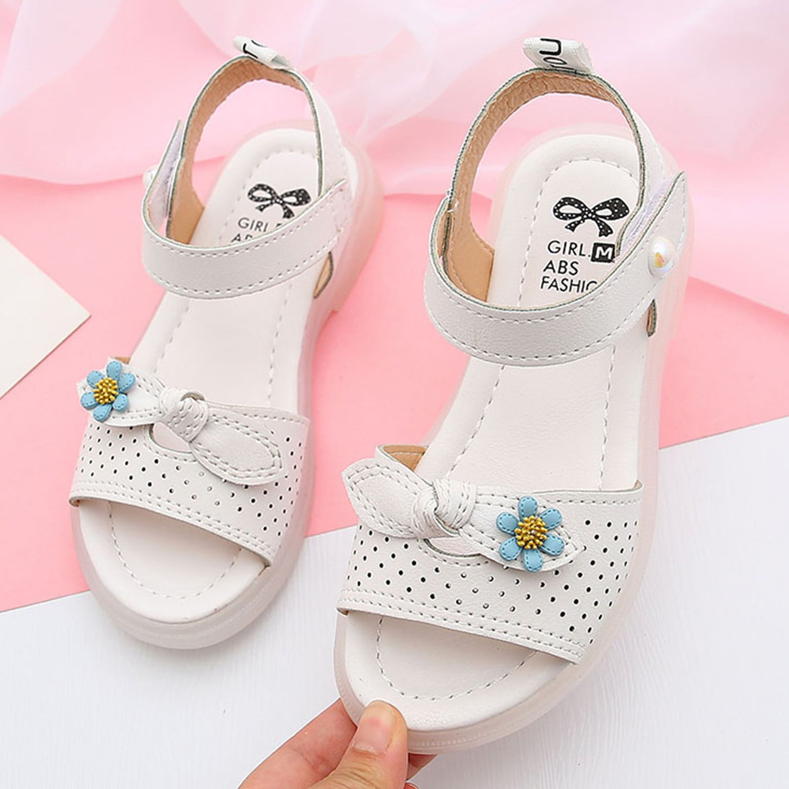 Gubotare Little Girl Sandals Girls Sandals Open Toe Kids