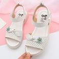 thumbnail image 6 of NOKIO Girls' Stylish Sandals Children'S Trendy Sandals Girls' Slide Sandals Children Shoes Fashion Flower Thick Sole Sandals Soft Sole Comfortable Princess Sandals, 6 of 8