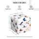 thumbnail image 4 of Balery Various Rooster Porta Pañuelos de Cuero con Estampado – Funda Moderna Cuadrada para Caja de Pañuelos, Dispensador 5x5x5'', 4 of 7