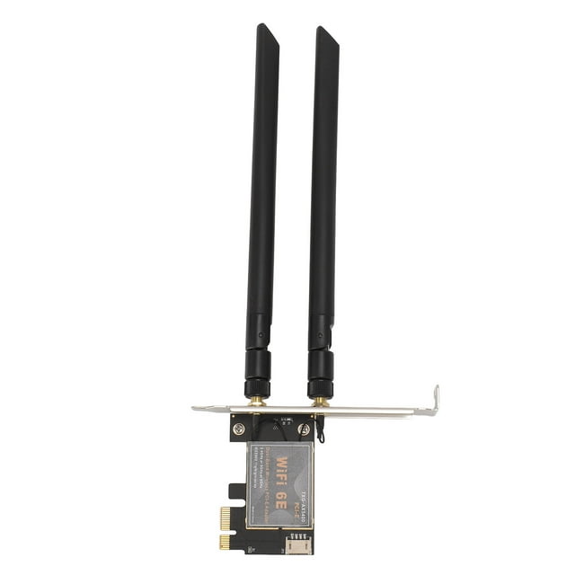 Carte PCIE, Adaptateur BT 5.2 6E à Double Antenne 6000 Mbit/S pour Win 11 10, pour Linux, pour Openwrt