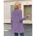 thumbnail image 3 of MISFAY Women's Cardigans Long Sleeve with Pockets - Open Front Lightweight Cardigan, 3 of 5