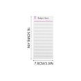 thumbnail image 2 of 20pcs Budget Sheets Cash Plan Cards Budget Cards Expense Budget Sheets (Red), 2 of 8