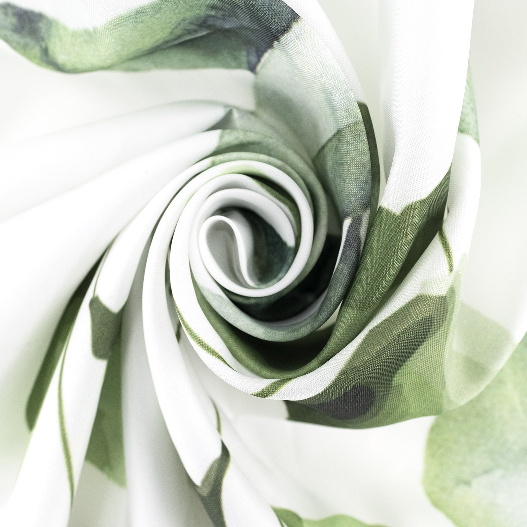 Succulent Botanical Shower Curtain Decor, Sage Green Plant Eucalyptus Leaf Green and White Shower Curtains for Bathroom 72X78 inch Polyester Fabric Bathroom Decoration Bath Curtains Hooks Included