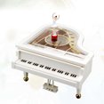 thumbnail image 6 of LOLIPPYY Creative Piano Music Box with Dancing Girl, Beautiful Classical Clockwork Music Box, Size L, 6 of 7