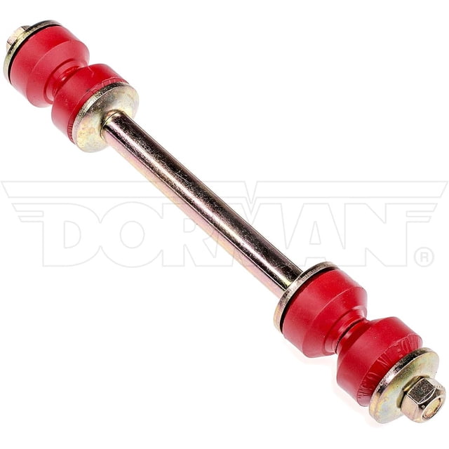 Dorman MAS Select Chassis Stabilizer Bar Link Kit SL90475 Select; OE Replacement; 8.7 Inch Length; Red; Steel/Rubber; With Bolt/Bushings/Washers/Sleeve