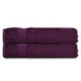 thumbnail image 3 of 2 Pack Turkish Hand Towel, Regal Purple, Extra Absorbent, Luxuries Towel Collection by Melissa Linen, 3 of 7