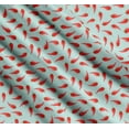 thumbnail image 3 of Soimoi Green Cotton Voile Fabric Chilli Vegetable Print Fabric by the Yard 58 Inch Wide, 3 of 7
