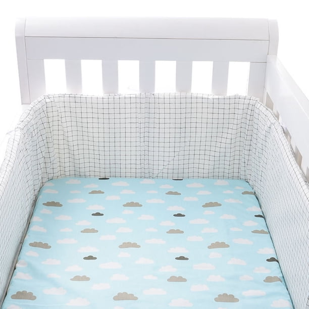 Cojín Parachoques Suavidad Función Protectora Protección Anticolisión Diseño Desmontable Accesorios Para Bebés Suministros Para La Cama Parachoques De Tela matsuzay BA001543-05