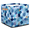 Multicolor 1, variant on CURLYOOT Geometric Blue Cube Storage Bin, 13 x 13 x 13 Storage Cube Bins for Organizing, Fabric Foldable Baskets with Handles for Closet, Shelves, Clothes